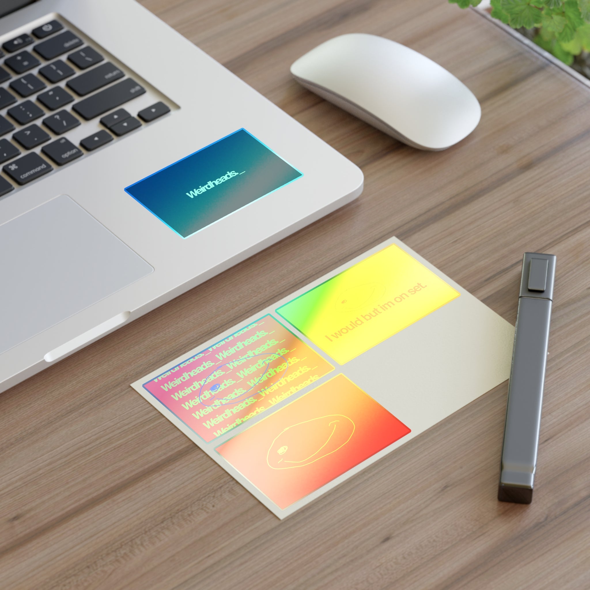 Weirdheads Neon Sticker Sheet