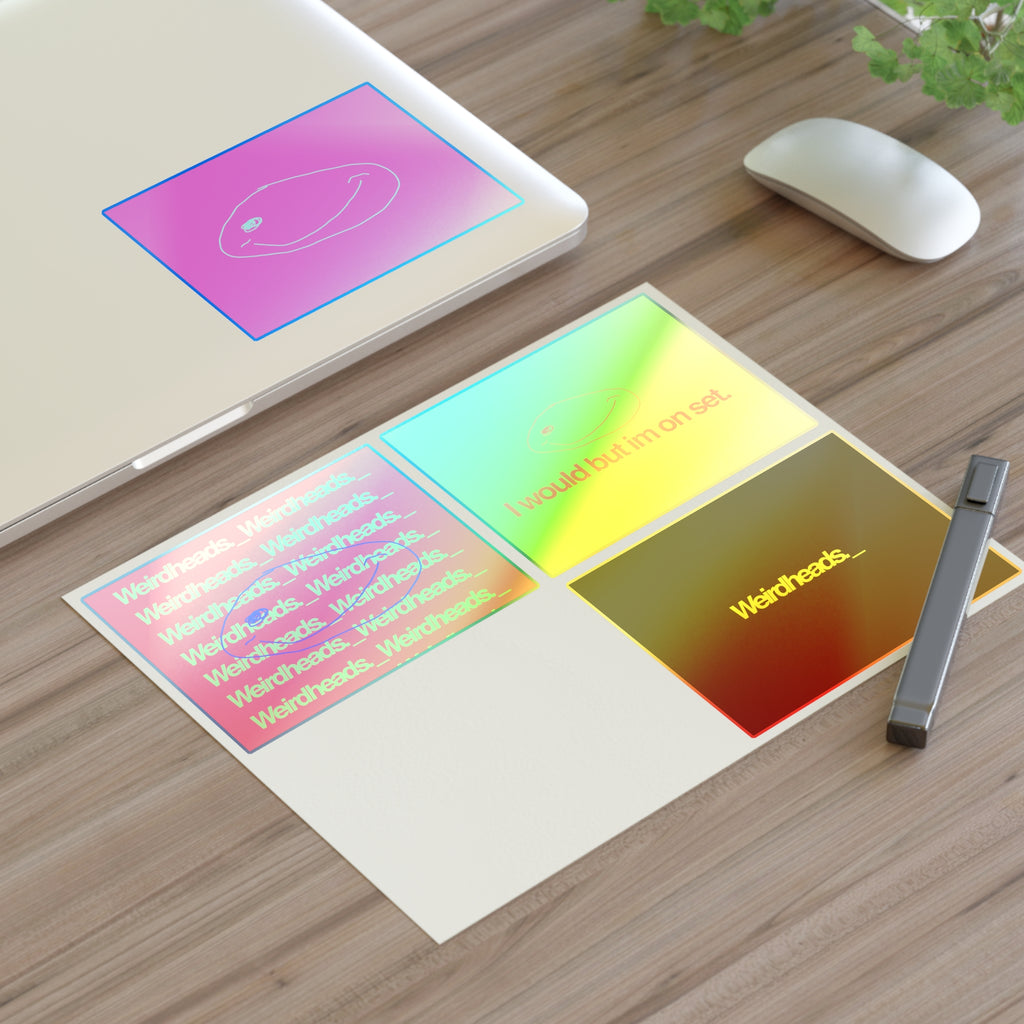 Weirdheads Neon Sticker Sheet